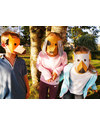 Mitik Maskanimo Animal Masks Set - Recycled Cardboard Dressing Up & Role Play