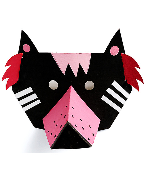 Mitik Maskanimo Animal Masks Set - Recycled Cardboard Dressing Up & Role Play