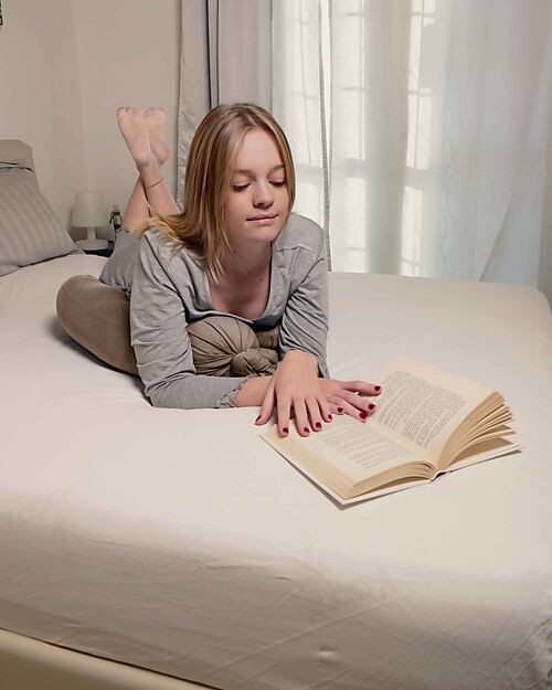 Mizu Baby 2-in-1 Pregnancy and Nursing Pillow - Cord - Soft, Elastic, and Breathable Breastfeeding Pillows