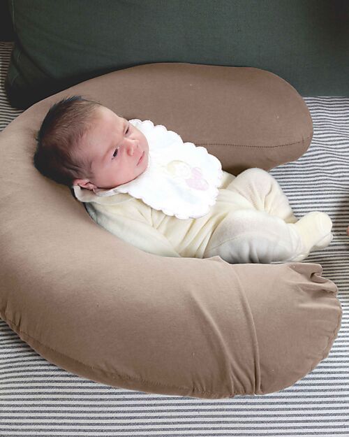 Mizu Baby 2-in-1 Pregnancy and Nursing Pillow - Cord - Soft, Elastic, and Breathable Breastfeeding Pillows