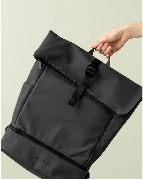 Mizu Baby Horei Thermal Backpack - Graphite - Changing Mat Included Changing Backpack