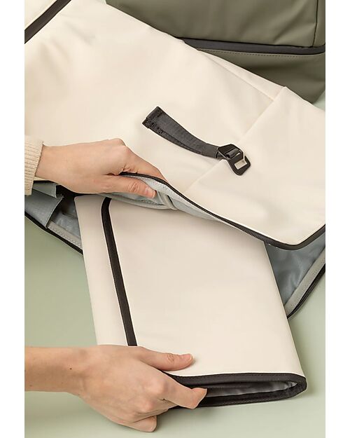 Mizu Baby Horei Thermal Backpack - Talc - Changing Mat Included Changing Backpack