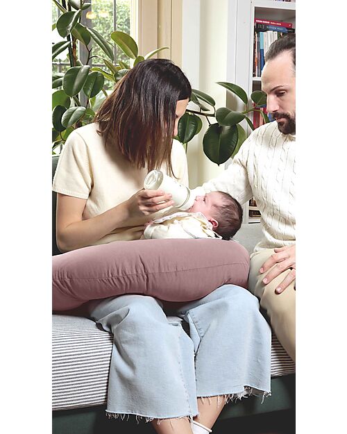 Mizu Baby Mirai 2-in-1 Pillow for Pregnancy and Nursing - Pink Breastfeeding Pillows