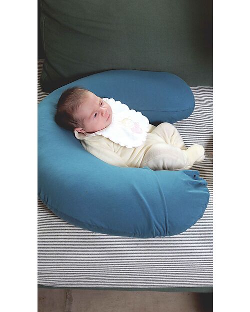 Mizu Baby Mirai 2-in-1 Pillow for Pregnancy and Nursing - Teal Breastfeeding Pillows