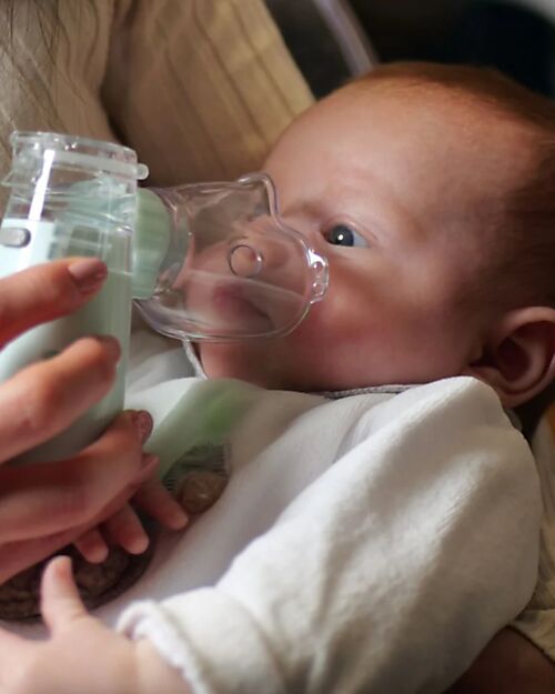 Mizu Baby Portable Nebulizer Nomu - Light Blue - Mesh Technology Humidifiers