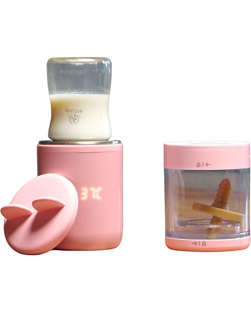 Mizu Baby Travel Bottle Warmer with Portable UV Sterilizer Eiyo Move - Mauve - With 4 Preset Temperatures Baby Bottles Accessories