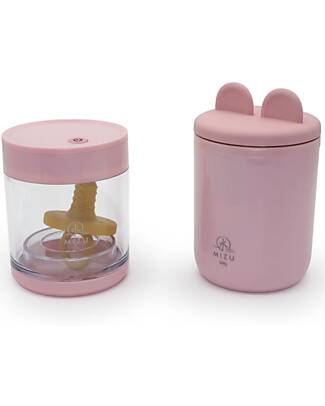 Mizu Baby Travel Bottle Warmer with Portable UV Sterilizer Eiyo Move - Mauve - With 4 Preset Temperatures Baby Bottles Accessories