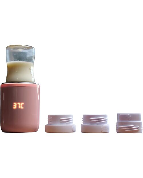 Mizu Baby Travel Bottle Warmer with Portable UV Sterilizer Eiyo Move - Mauve - With 4 Preset Temperatures Baby Bottles Accessories