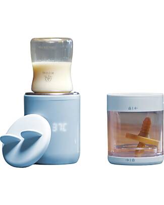 Mizu Baby Travel Bottle Warmer with Portable UV Sterilizer Eiyo Move UV - Arctic - With 4 Preset Temperatures Baby Bottles Accessories