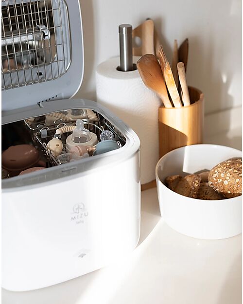 Mizu Baby UV Sterilizer with Airi LED Lamp - 4 in 1 - 8 Liter Capacity - for Bottles and Accessories Baby Bottles Accessories