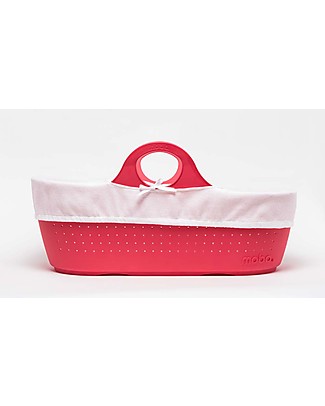 Moba MOBA Moses Basket, Raspberry Red Cribs & Moses Baskets