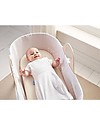 Moba OUTLET Set MOBA Moses Basket Beige + Matress Cover 100% Cotton + Folding Stand for Moba Moses Basket - Compatible with other brands' baskets! - Showroom Sample Cribs & Moses Baskets