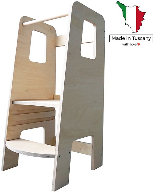 Moblì Montessori Learning Tower ùlly Natural unisex (bambini)