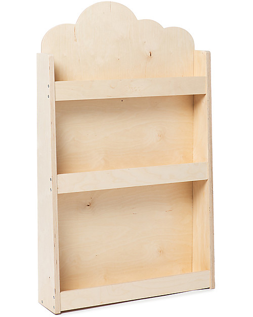 Moblì Dotty Montessori Front Bookcase - Wooden Cloud - 60x13x95 cm Montessori Bookcases