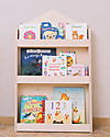 Moblì Dotty Montessori Front Bookcase - Wooden House - 60x13x95 cm Montessori Bookcases
