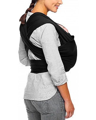 Moby Wrap Classic Wrap - 100% cotton - Easy to wear! - Black Baby Slings