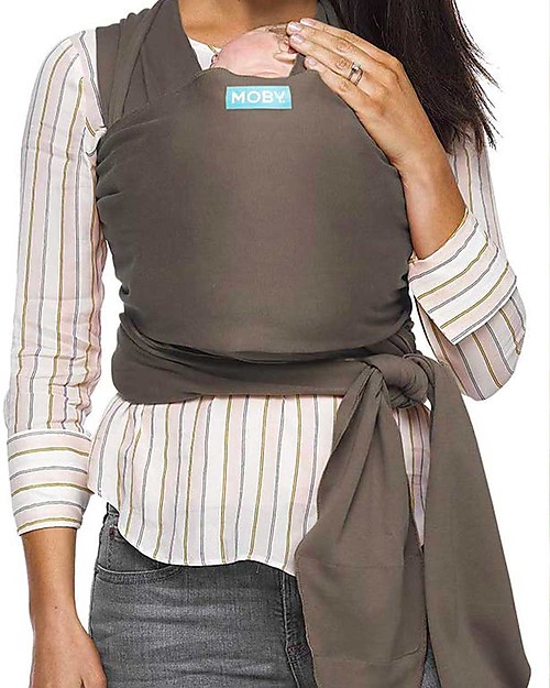 Moby Wrap Classic Wrap - 100% cotton - Easy to wear! - Cocoa Baby Slings
