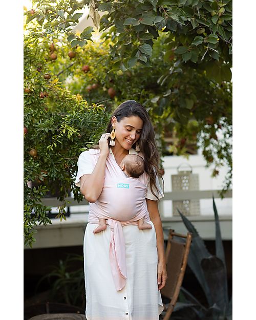 Moby Wrap Classic Wrap - 100% Cotton - Easy to wear! - Rose Quartz Baby Slings