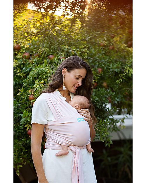 Moby Wrap Classic Wrap - 100% Cotton - Easy to wear! - Rose Quartz Baby Slings