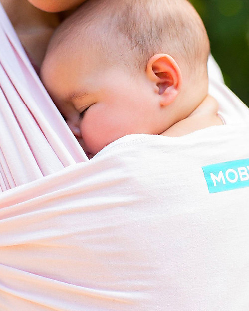 Moby Wrap Classic Wrap - 100% Cotton - Easy to wear! - Rose Quartz Baby Slings