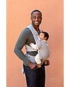 Moby Wrap Cloud Hybrid Carrier - Easy to wear! - High rise - Charcoal Grey - Whisper Baby Carriers