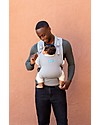 Moby Wrap Cloud Hybrid Carrier - Easy to wear! - High rise - Charcoal Grey - Whisper Baby Carriers