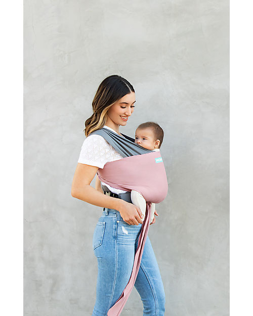 Moby Wrap Easy Wrap - 100% cotton - Easy to wear - Dusty Rose Baby Slings
