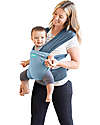 Moby Wrap Easy Wrap - 100% cotton - Easy to wear - Sea Spray Blue Baby Slings