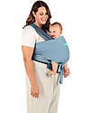 Moby Wrap Easy Wrap - 100% cotton - Easy to wear - Sea Spray Blue Baby Slings