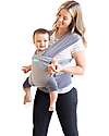 Moby Wrap Easy Wrap - 100% cotton - Easy to wear - Smoked Pearl Baby Slings
