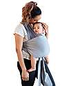 Moby Wrap Easy Wrap - 100% cotton - Easy to wear - Smoked Pearl Baby Slings