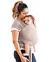 Moby Wrap Elements Wrap - As soft as a feather and easy to wear - Taupe Baby Slings