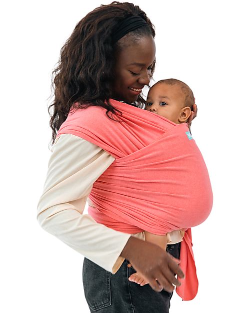 Moby Wrap Elements Wrap - As soft as a feather and easy to wear - Watermelon Baby Slings