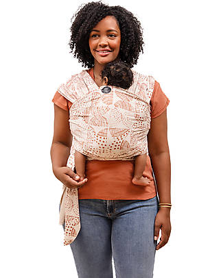 Moby Wrap Evolution Wrap - 100% cotton - Easy to wear - Woodgrain Baby Slings