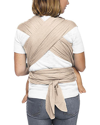 Moby Wrap Evolution Wrap - Ultrasoft and easy to wear! - Almond Baby Slings