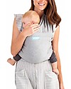 Moby Wrap Fit Hybrid Carrier - 100% Cotton - Grey Baby Slings