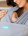 Moby Wrap Fit Hybrid Carrier - 100% Cotton - Grey Baby Slings