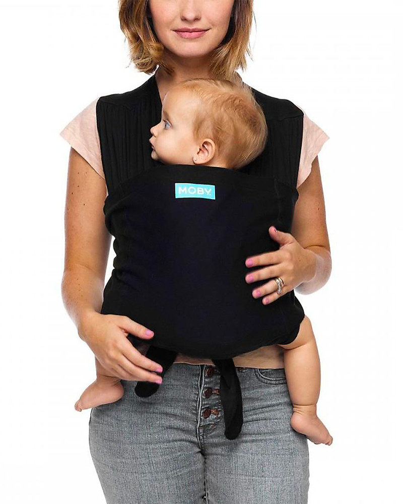 Black 8-33lbs New In Box Moby Fit Baby Carrier Wrap 