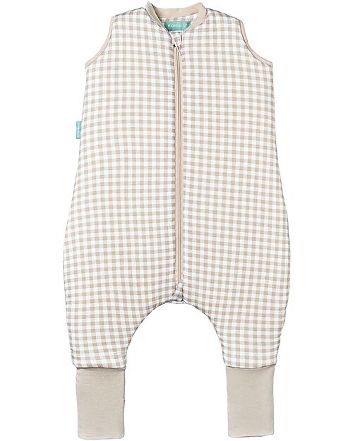 molis&co Sleeping Jumpsuit - Vichy Beige - TOG 2.5 - 1 year (70-80 cm) Sleeping Bags