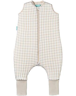 molis&co Sleeping Jumpsuit - Vichy Beige - TOG 2.5 - 1 year (70-80 cm) Sleeping Bags
