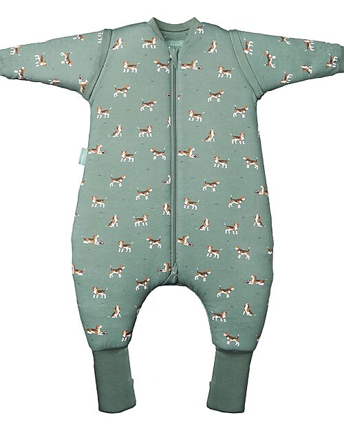 molis&co Sleeping Jumpsuit with Sleeves and Socks - Beagle - TOG 2.5 - 1 year (70-80 cm) Sleeping Bags