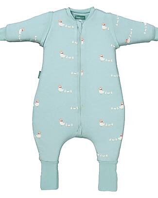 molis&co Sleeping Jumpsuit with Sleeves and Socks - Duck Family - TOG 2.5 - 2 years (80-90 cm) Sleeping Bags