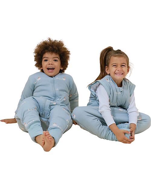 molis&co Sleeping Jumpsuit with Sleeves and Socks - Duck Family - TOG 2.5 - 2 years (80-90 cm) Sleeping Bags