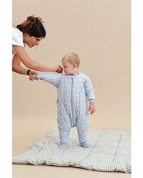 molis&co Sleeping Jumpsuit with Sleeves and Socks - Woodland - TOG 2.5 - 1 year (70-80 cm) Sleeping Bags