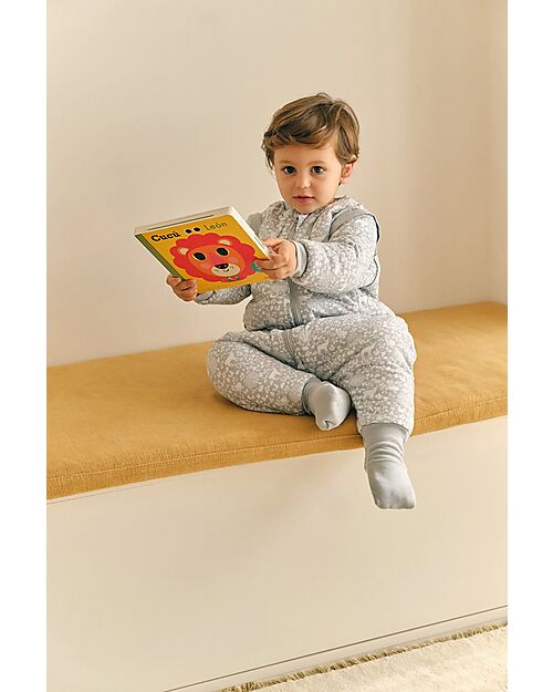 molis&co Sleeping Jumpsuit with Sleeves and Socks - Woodland - TOG 2.5 - 1 year (70-80 cm) Sleeping Bags