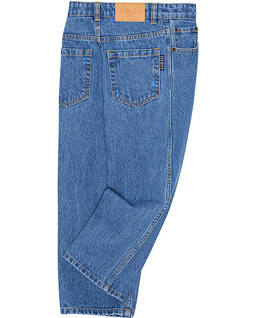 Molo Aiden Long Denim Trousers - Stone Denim - Cotton Jeans