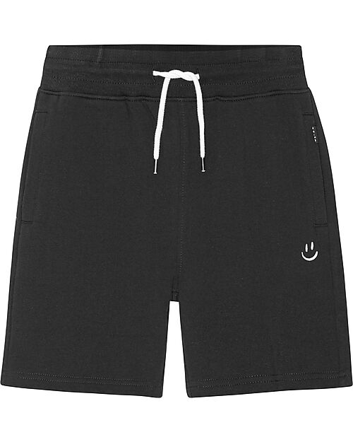 Molo Alw Smile Soft Shorts - Black - 100% Organic Cotton Shorts