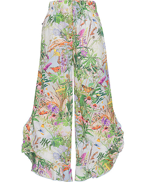 Molo Aretha Flared Long Trousers - Wild Nature - 100% Organic Cotton GOTS Certified Trousers