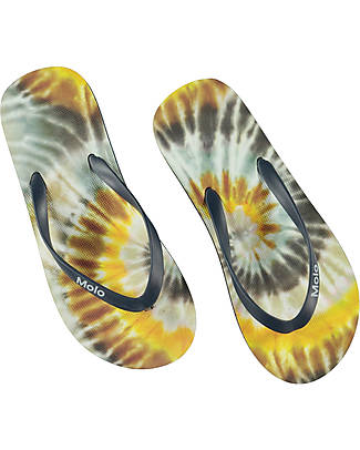 Molo Flip Flops - Tie Dye Spin - Color Your Summer! Sandals