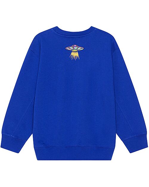 Molo Magni Sweater - Reef Blue - Cotton Sweatshirts